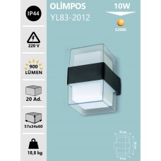 10W DIŞ MEKAN APLİK GÜNIŞIĞI- OLİMPOS